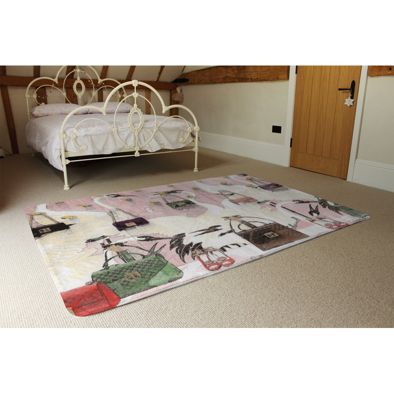 Teague Shag Area Rug, Rectangle 160 x 230cm