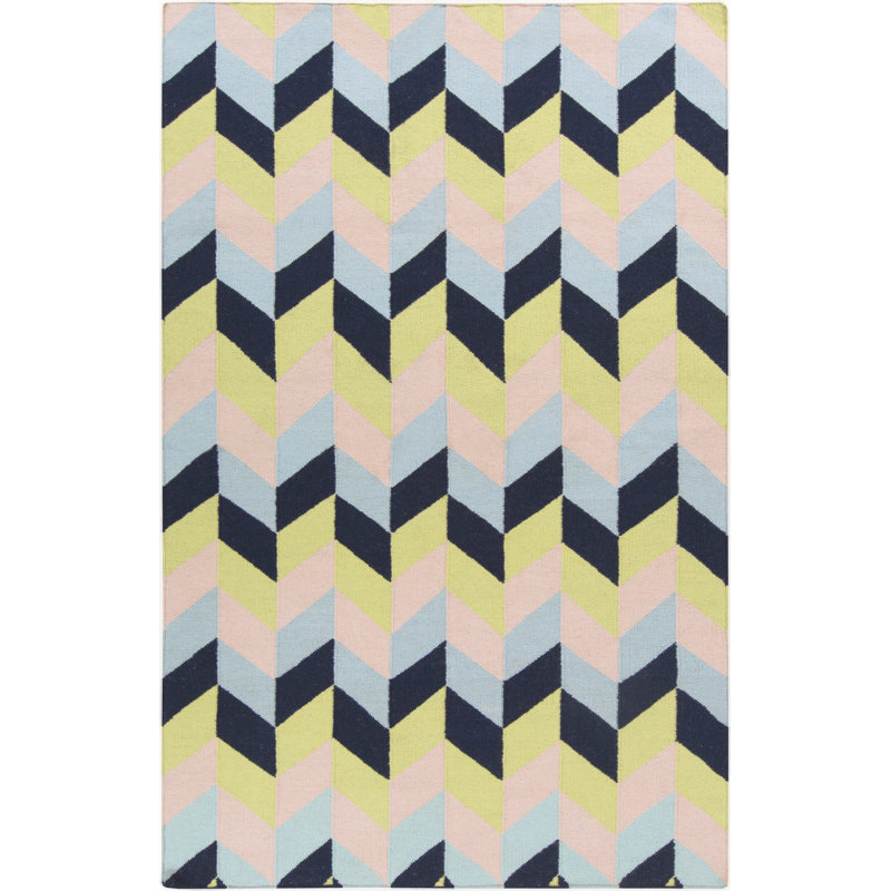 Crisman Wool Geometric Indoor Rug, Rectangle 2' x 3'