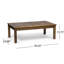 Table basse en bois avec tressage de corde ductile, résistant à l'eau - Distinctions intelligentes