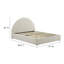 Lit plateforme en velours arqué Resort Performance-101181366-101181360