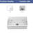 32" White Ceramic Washbasin - Easy To Clean And Maintain Rectangular Basin For Everyday Kitchen Use
