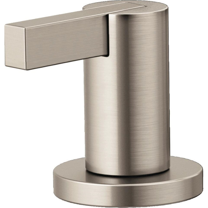 Litze® Widespread Lavatory Faucet With Low Spout, Extended Lever Handle, Luxe Nickel, 1.2 GPM