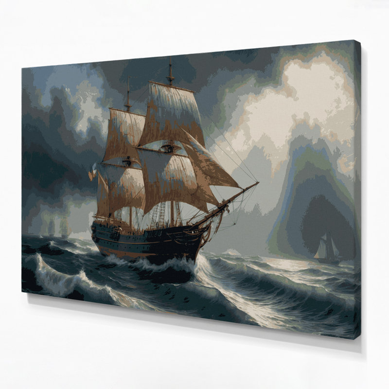 Art mural sur toile Coastal Maritime Legacy, 11" H x 14" W