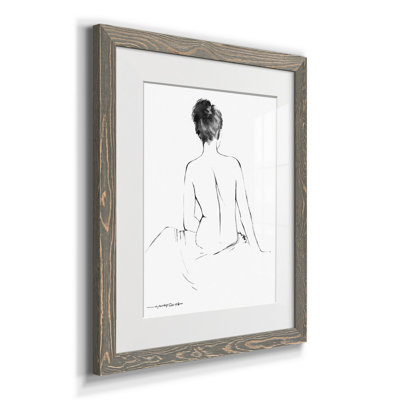 " Sketchy Silhouette I " Painting Print