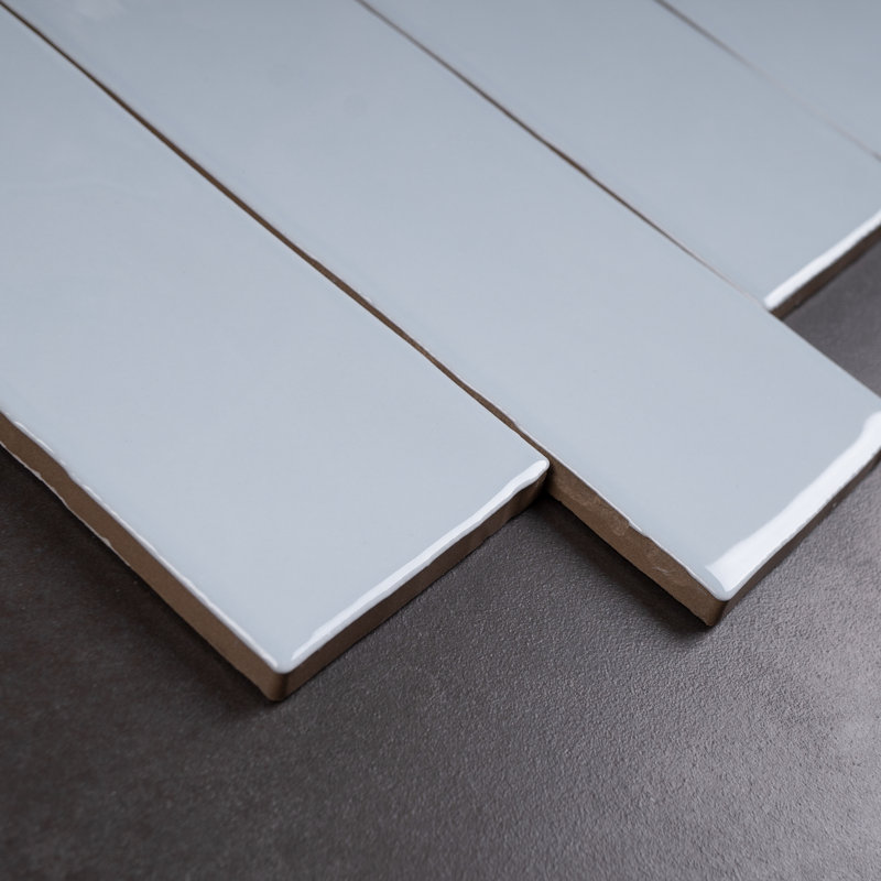 Borgo Subway 2.6 in. x 7.9 in. Polished Porcelain  Floor and Wall Tile, Sky Blue