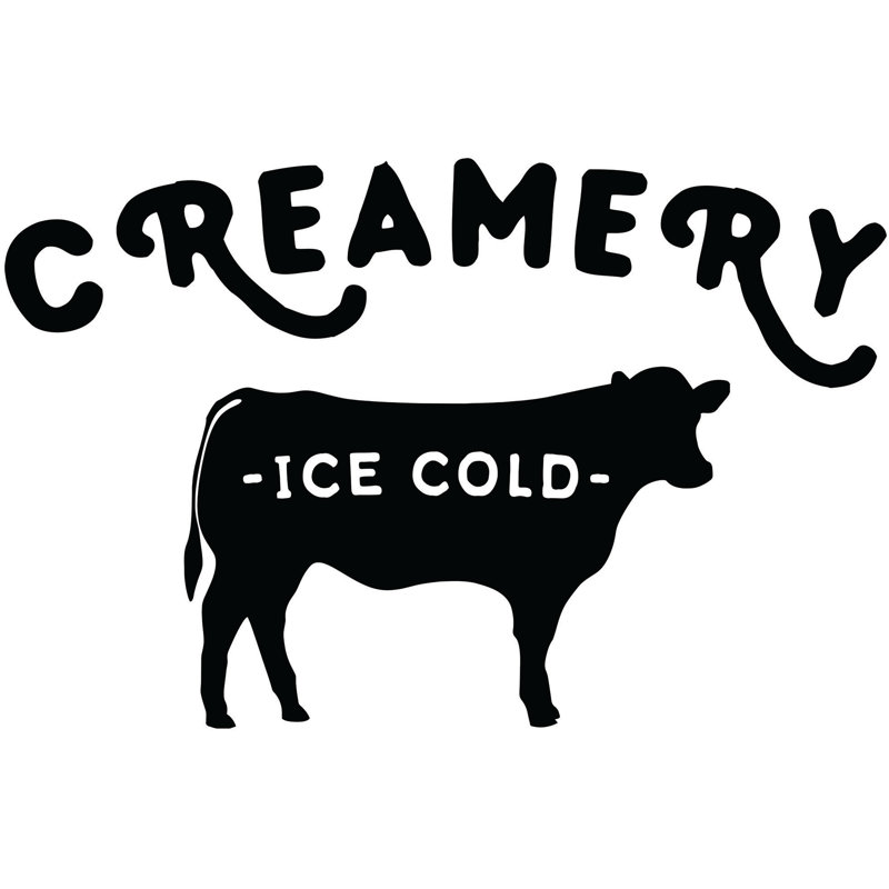 Creamery Dairy Cow I - Painting Print, Black Floater Framed, 30cm H x 46cm W