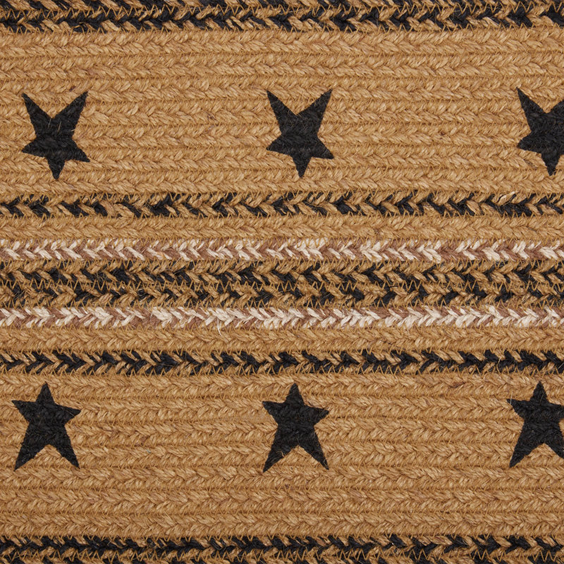 Kettle Grove Geometric Oval Table Runner, 24" L x 8" W