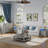  3 Piece Bedroom Dresser Set - 7 Drawer Dresser And Two 2 Drawer Nightstands With Charging Station,gray Wash