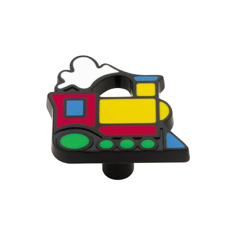 (Paquet de 5) Bouton de train coloré de 1 3/4 po