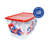 SimplyKleen 14.5-Gallon Recycling Totes, 4-Pack | Heavy-Duty & Leak-Proof | Red, White & Blue Patriotic Design for 4th of July, Trash & Recycling Bin