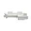 Canapé modulaire en cuir véritable l 114 po Hugo-20869726-20869733