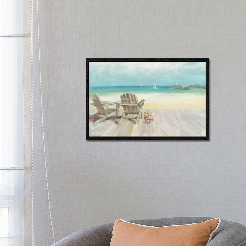 Danhui Nai - Print on Canvas, 66.04 cm H x 45.72 cm W, Black Floater Framed