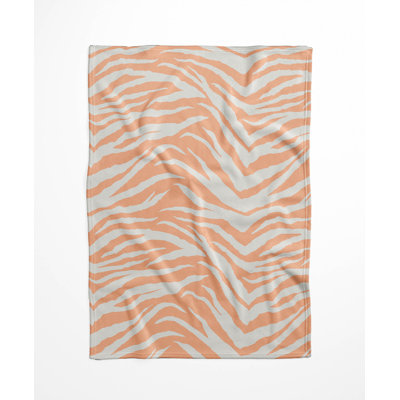 Zebra Patch Velveteen Fleece Blanket