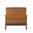 Amarillo 36.6" Wide Faux Leather Accent Chair with Solid Wood Frame-1315814887