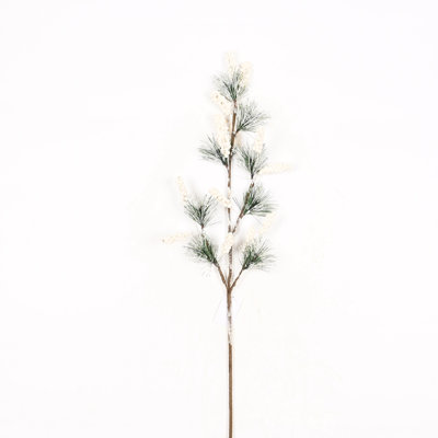 Arrangement floral 34 po en forme de baie artificielle de baies hivernales pour remplissage de vase, branche de longue tige en fausse fleur pour centres de table de salle à manger