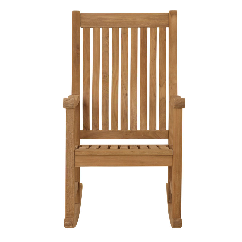 Chaise berçante en teck Ouellette