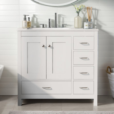 Meuble-lavabo moderne 36 po