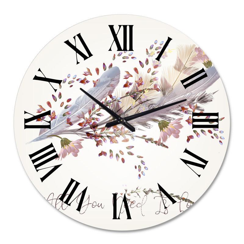 Horloge murale bohème et éclectique, Grand