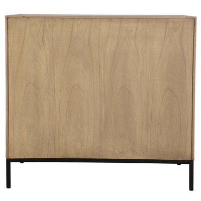 2-Door Geometric Storage Cabinet