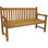 Banc de jardin en teck Heilman