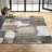 Menoher Gray/Brown Soft Abstract Neutral Indoor Area Rug-2114854977
