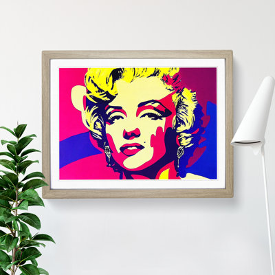 Pop Marilyn Monroe - Single Picture Frame Print