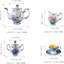 Service à thé en porcelaine