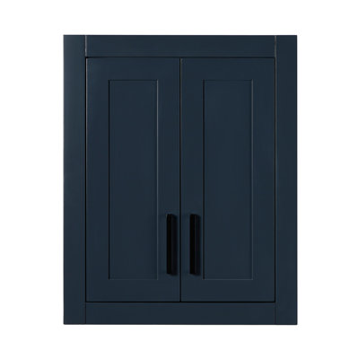 Solid Wood Bathroom Wall Cabinet 26"H x 21"W