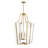Aashiya 4 - Light Square/Rectangle Pendant in Brass-1993635709
