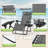 Mobarkar Outdoor Folding Zero Gravity Recliner Lounge Chairs with Adjustable Canopy Shade, Headrest-1023145565