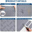 Tapis de garage, rouleau de diamant en PVC épaissi de 2,8 mm-133602389-133602384