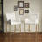 Rozeta Fabric Upholstered Barstools-1866584390