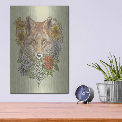 Millwood Pines 'Fox Garden' by Rachel Caldwell, Metal Wall Art