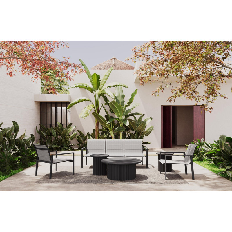 Amalfi Club Chair, Charcoal