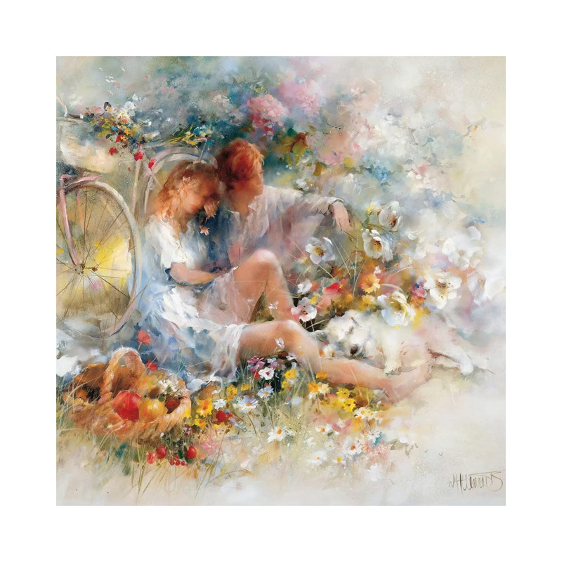 Trip In Spring by Willem Haenraets - Wrapped Canvas Print, 30.48 cm H x 30.48 cm W