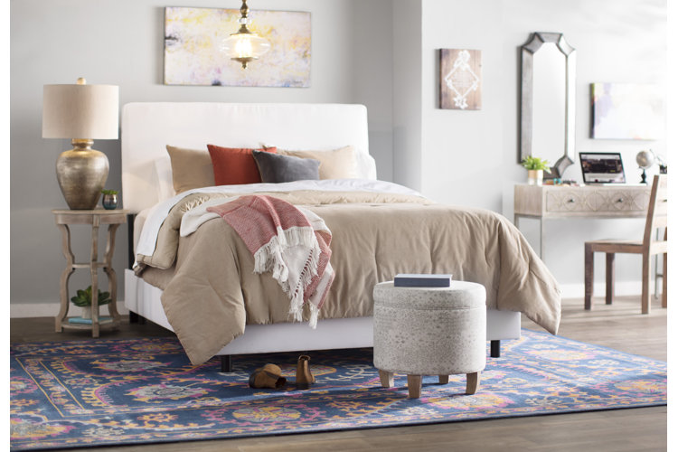 modern bedroom with down duvet