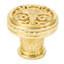 EDGAR BEREBI HAMILTON KNOB IN POLISH GOLD PLATE