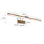 Beninga Dimmable LED Bath Sconce-401392461
