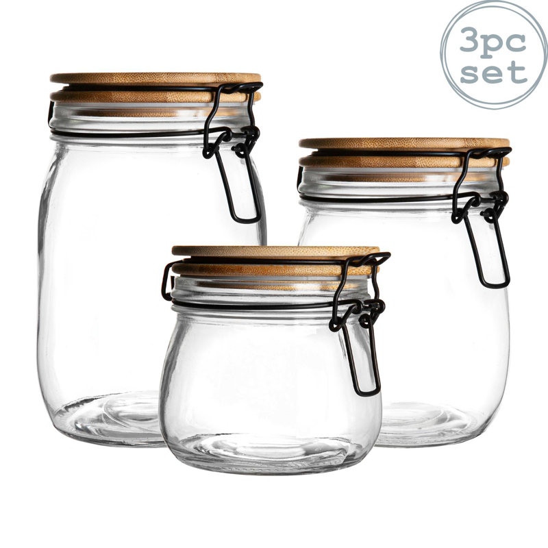 Metal Jar - Set of 3