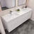 Azden 70.6" Wall-Mounted Double Bathroom Vanity Set-818294731