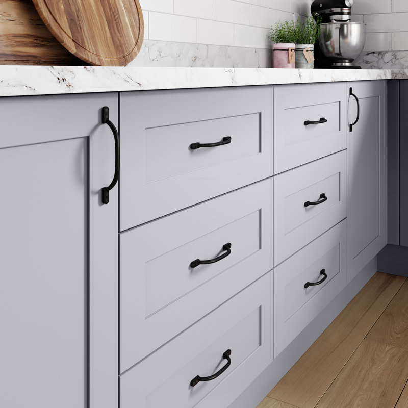 6.22'' Matte Black Iron Arch Pull Handle