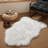 Ashler Faux Fur Rug, Fluffy White Small Sheepskin Rug, Ultra Soft Mat, Machine Washable Shag Mats, Nursery Throw For Bed, Living, Kids Room