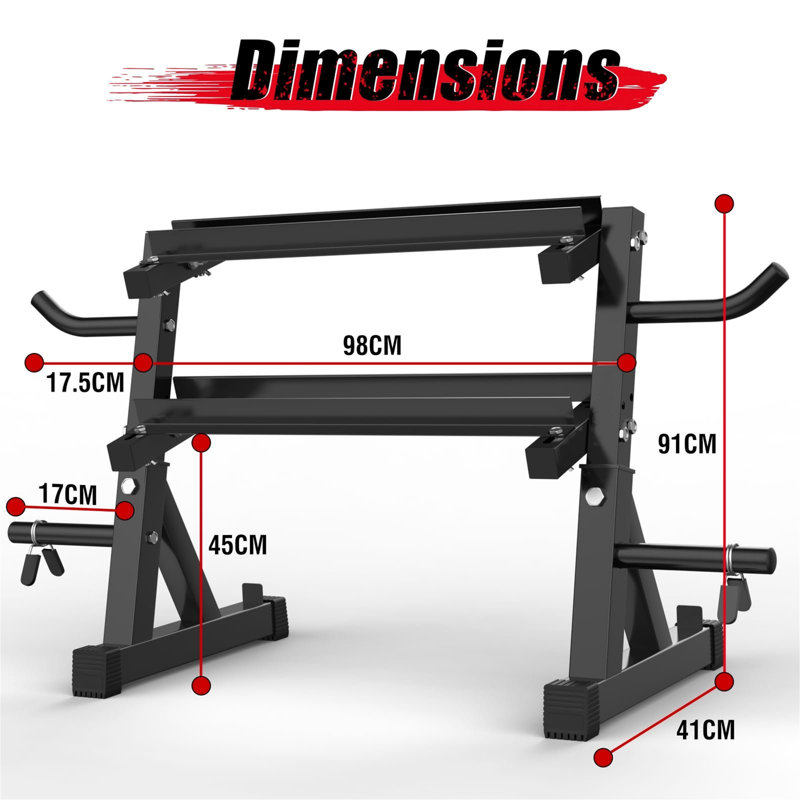 Metal Freestanding Sports Rack