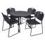 Ensemble de table de salle à manger et de chaises Kee-73412570-73412566
