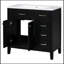 Meuble-lavabo simple avec plateau 35,98 po Savitt-1082462849