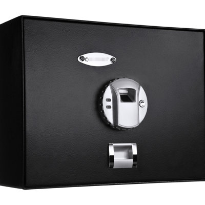 Advanced Fingerprint Recognition Biometric Safe, 23 Cu Ft - 4.92 In. High Security Capacity Steel
