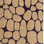 Tapis de porte polyvalent à envers en caoutchouc résistant à l'abrasion et antidérapant Brown Stones