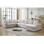 Large - Scale L - Shaped Modular Sofa Set with Detachable Components, Comfortable Upholstery and Decorative Throws for Contemporary Home Interiors