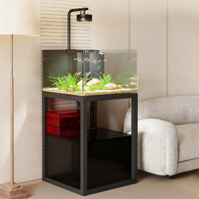 Aquarium moderne en acier inoxydable 30 à 36 gallons
