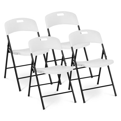 Folding Plastic Chair Set Of 4